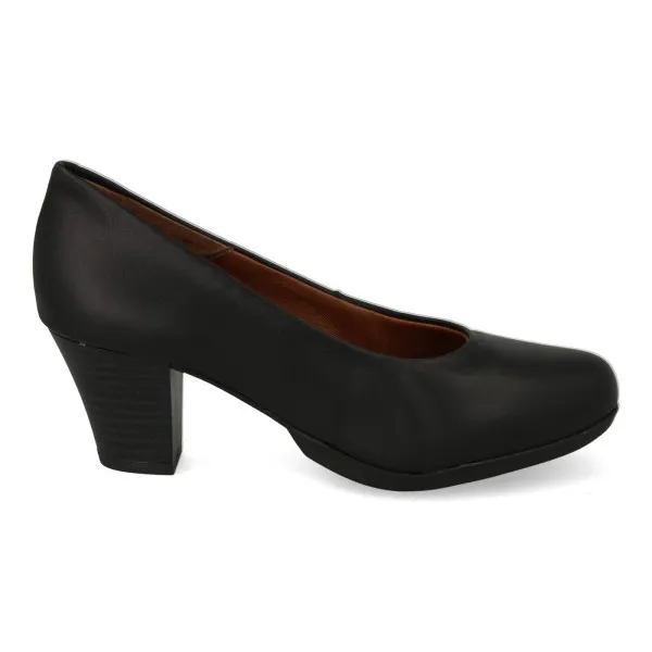 ZAPATO NEGRO TACON MUJER MOD. PATRICIA