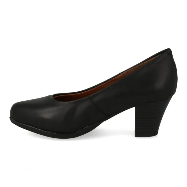 ZAPATO NEGRO TACON MUJER MOD. PATRICIA