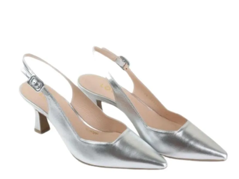ZAPATO SALÓN DESTALONADO JUCO LODI EN COLOR COSMOS PLATA