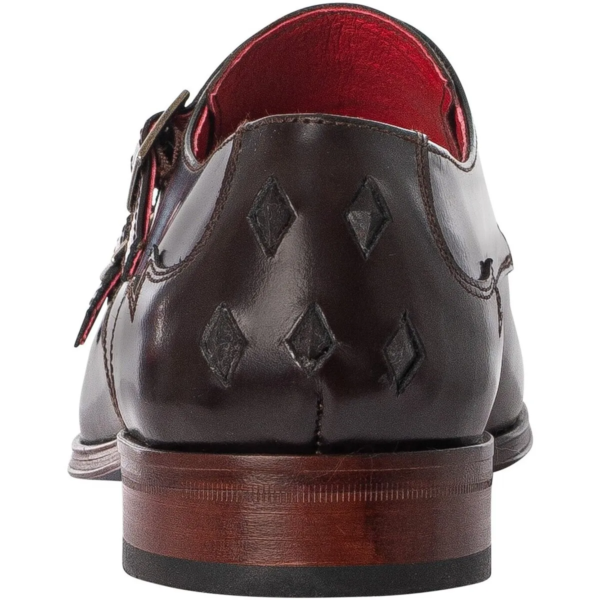 Zapatos Monk De Piel De Cocodrilo