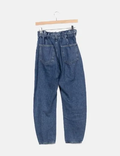 Zara Jeans paperbag baggy