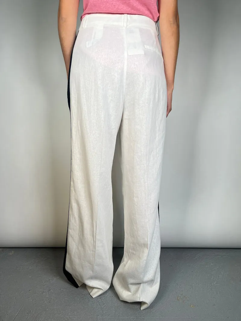 ZARA Pantalón Lino Y Viscosa