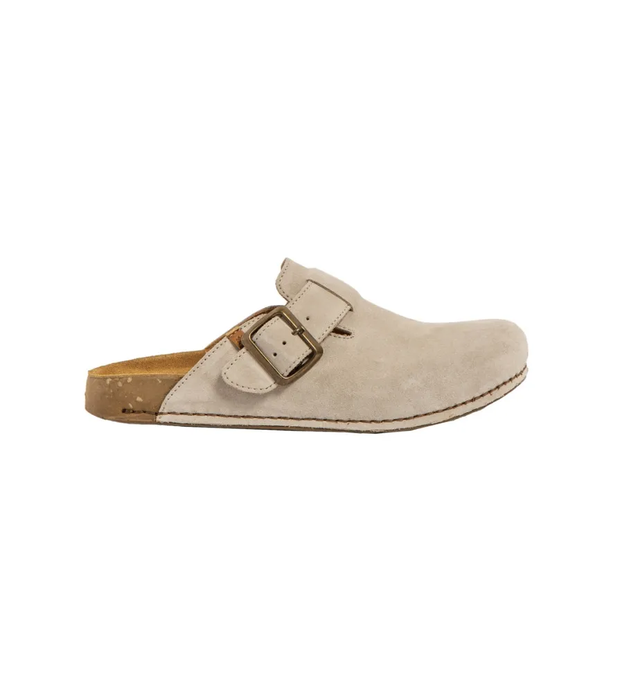 Zuecos de Piel N5796 Balance beige